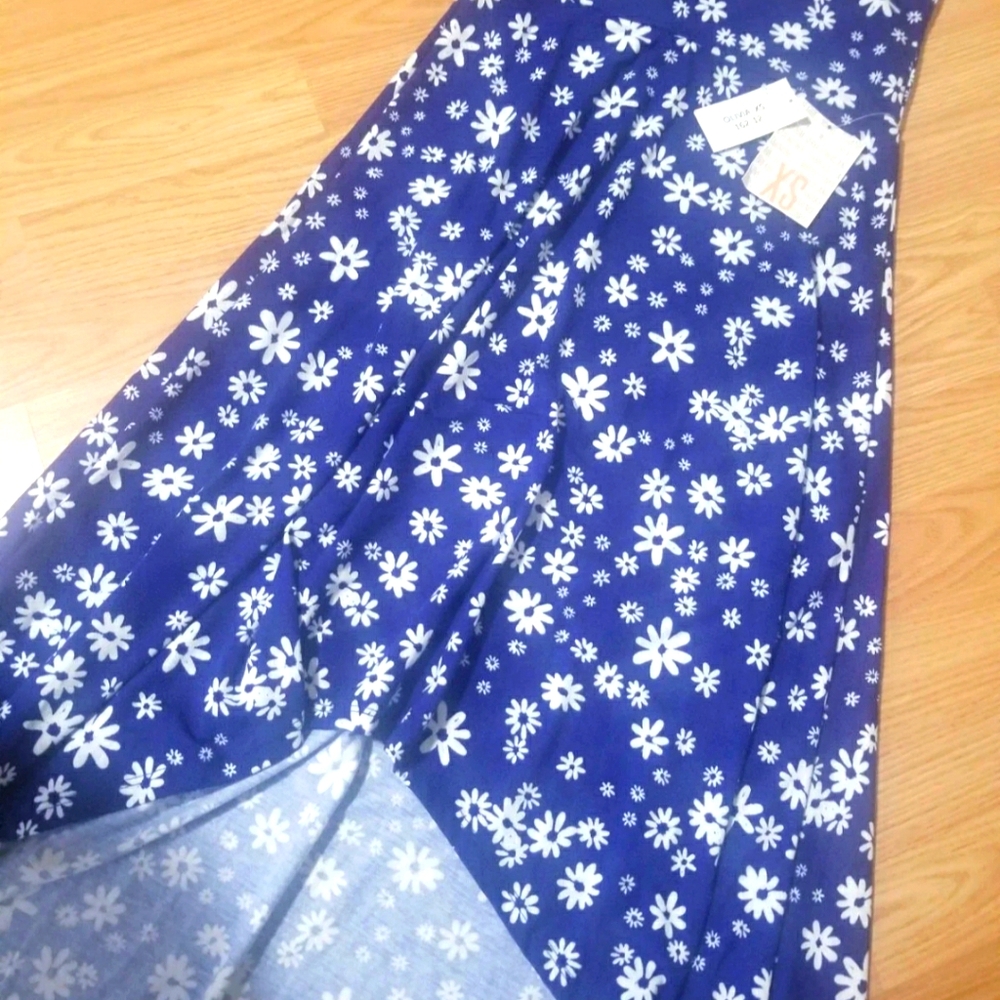 Lularoe Olivia Maxi XS Floral NEW